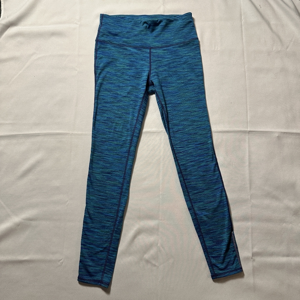 prAna Caraway Tight | Fall 2016 |Womens S Leggings, Blue INDIGO Striped Design